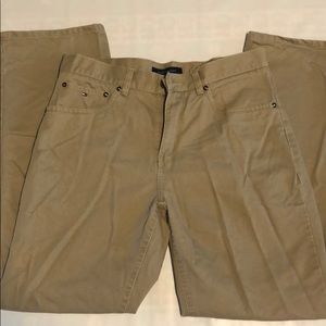 TOMMY HILFIGER tan long khaki pants